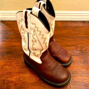 CODY JAMES KIDS’' CREPE WESTERN BOOTS - ROUND TOE, SIZE 12